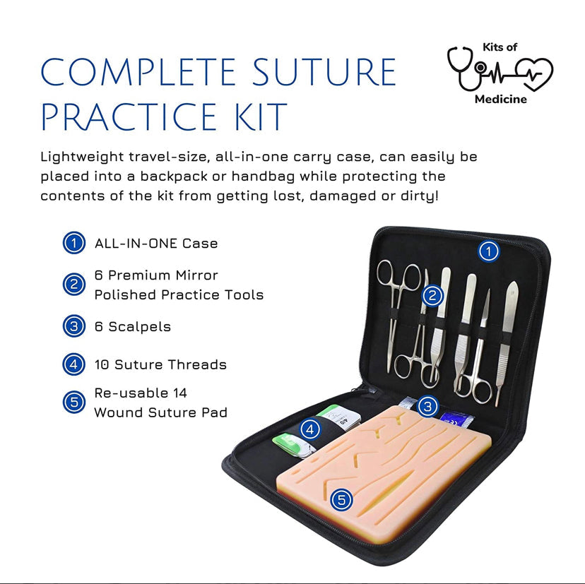 KITS OF MEDICINE SUTURE PRACTICE KIT