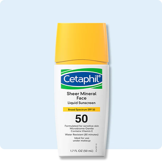 CETAPHIL SHEER MINERAL FACE LIQUID SUNSCREEN