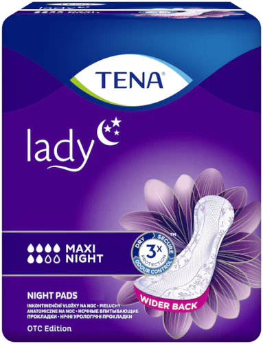 TENA LADY MAXI NIGHT, 12 PIECES