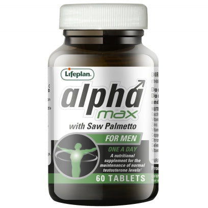 LIFEPLAN ALPHA MAX WITH SAW PALMETTO, 60 TABLETS