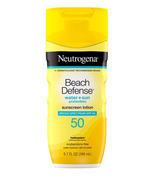 NEUTROGENA BEACH DEFENSE SUNSCREEN LOTION 50