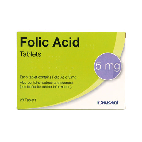 FOLIC ACID 5MG (CRESCENT PHARMA)