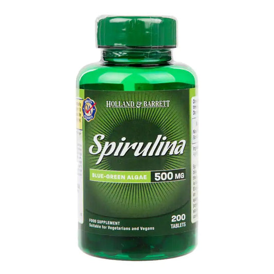 HOLLAND & BARRETT SPIRULINA (BLUE & GREEN ALGAE 500MG) - E-Pharmacy Ghana