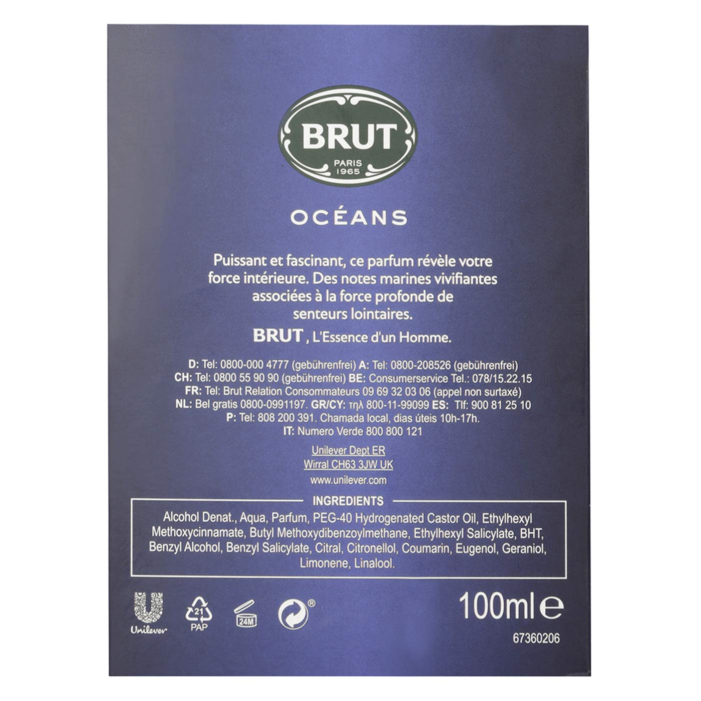 BRUT OCÉANS VAPORISATEUR
