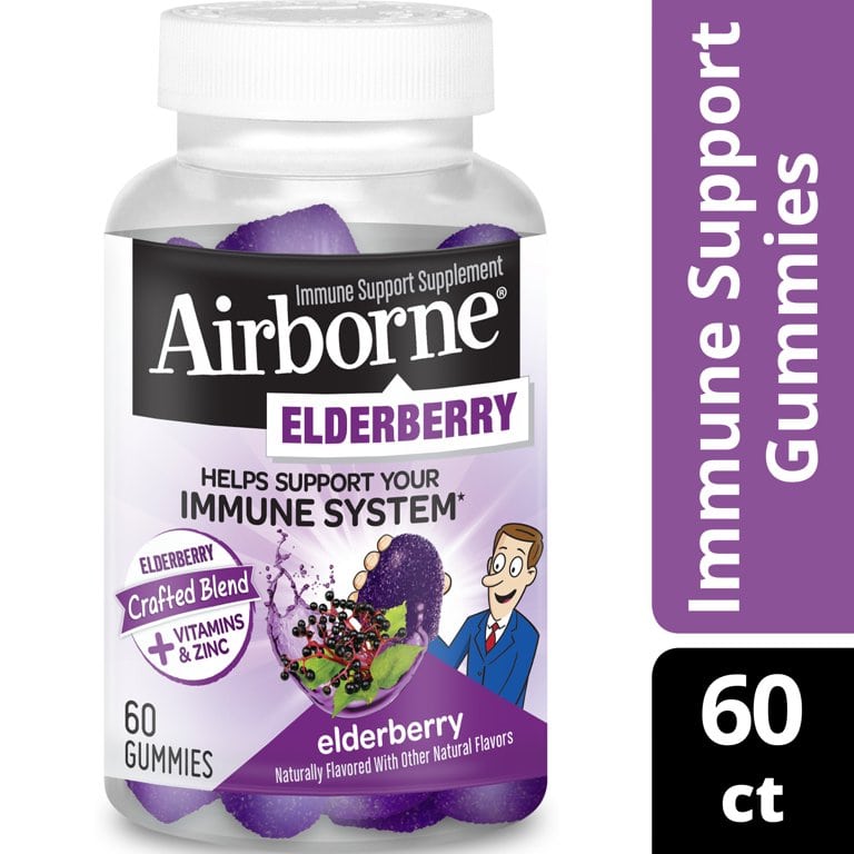 AIRBORNE ELDERBERRY, 60 GUMMIES