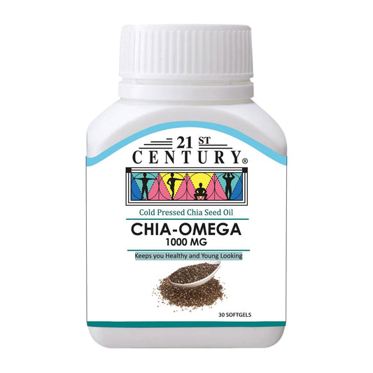 21ST CENTURY CHIA-OMEGA 1000MG