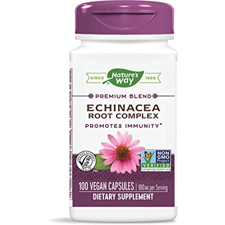 NATURE’S WAY ECHINACEA ROOT COMPLEX, 100 VEGAN CAPSULES