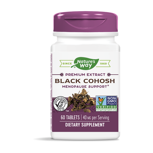 NATURE’S WAY BLACK COHOSH, 60 TABLETS