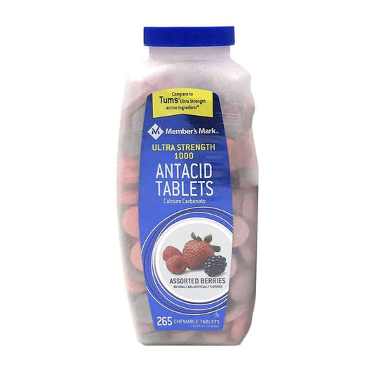 MEMBER’S MARK ULTRA STRENGTH ANTACID TABLETS (265 CHEWABLE TABLETS)