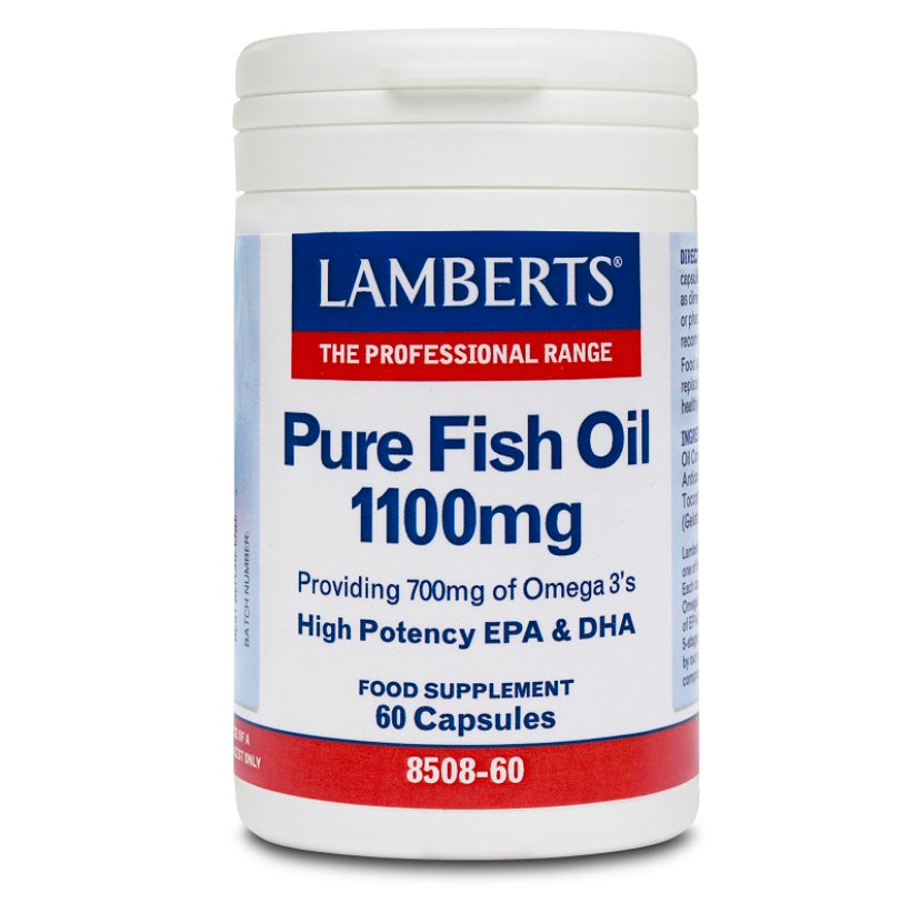 LAMBERTS PURE FISH OIL 1100MG, 60 CAPSULES
