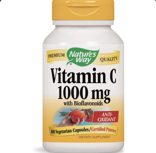 NATURE’S WAY VITAMIN C 1000MG, 250 CAPSULES