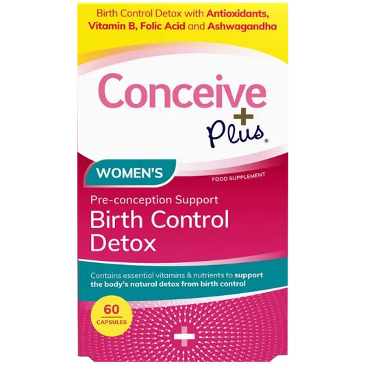 Pre-Order | Arrives in 5–10 Days – CONCEIVE PLUS BIRTH CONTROL DETOX, 60 CAPSULES
