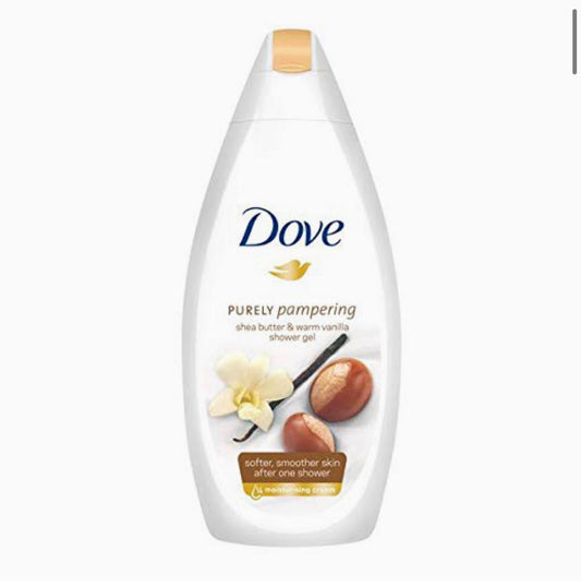 DOVE PURELY PAMPERING SHEA BUTTER & WARM VANILLA BODY WASH 500ML