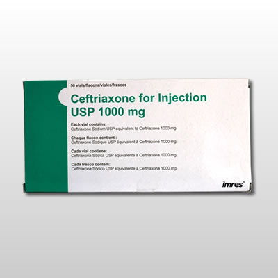 CEFTRIAXONE INJECTION USP 1000MG