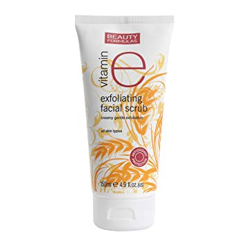 BEAUTY FORMULAS VITAMIN E EXFOLIATING FACIAL SCRUB