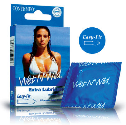 CONTEMPO WET N WILD EXTRA LUBRICATED CONDOMS
