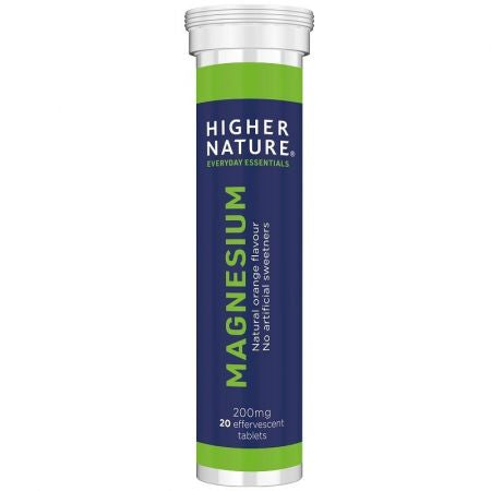 HIGHER NATURE MAGNESIUM 200MG, 20 EFFERVESCENT TABLETS
