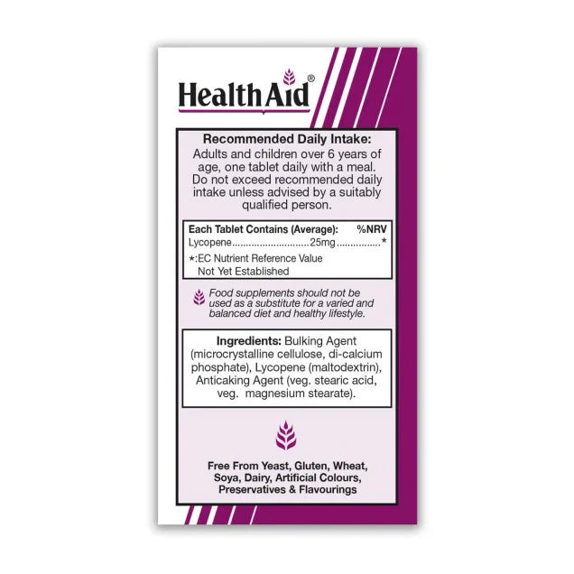 HEALTHAID LYCOPENE 25MG