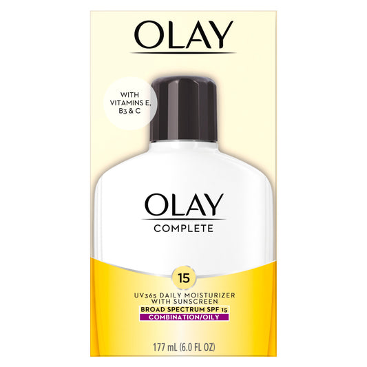 OLAY COMPLETE DAILY MOISTURIZER WITH SUNSCREEN
