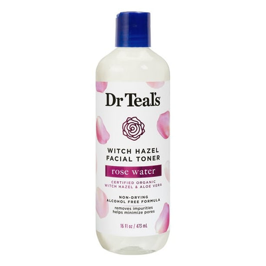 DR. TEAL’S WITCH HAZEL FACIAL TONER ROSE WATER