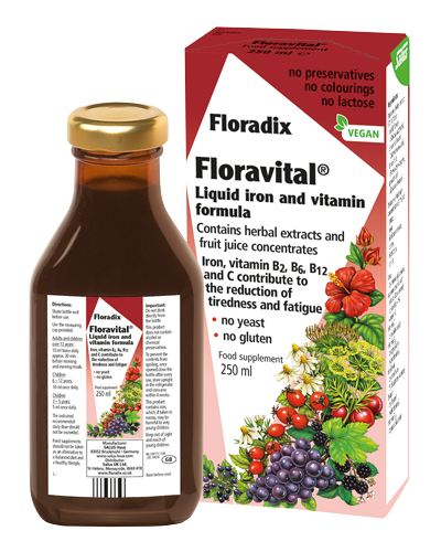 FLORADIX FLORAVITAL LIQUID IRON AND VITAMIN FORMULA