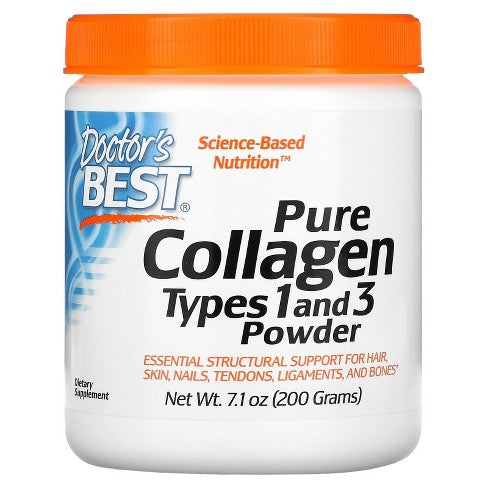 Pre-Order | Arrives in 5–10 Days – DOCTOR’S BEST PURE COLLAGEN TYPES 1 AND 3 POWDER
