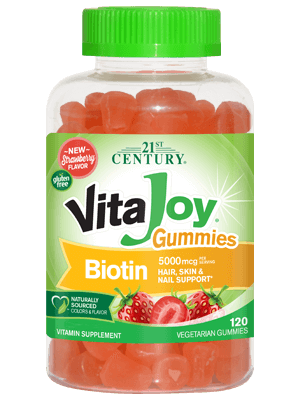 21ST CENTURY VITAJOY BIOTIN GUMMIES 5000MCG - E-Pharmacy Ghana