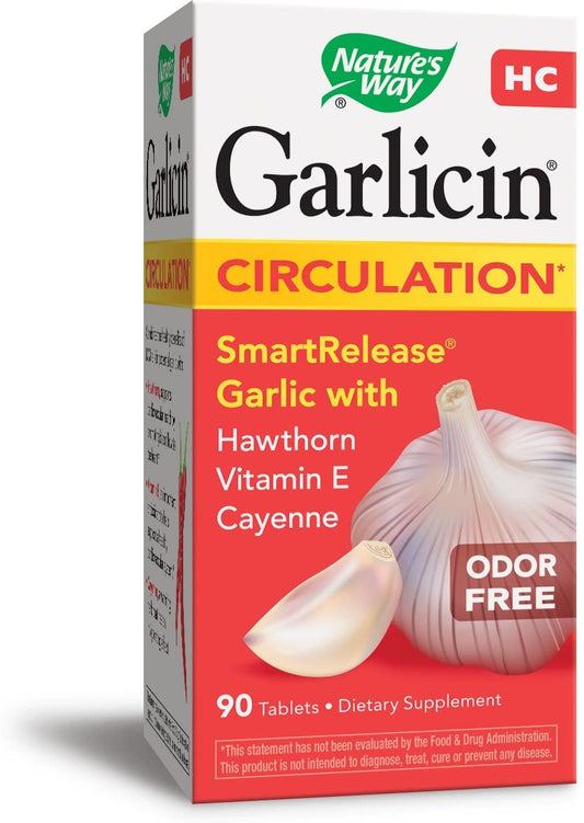 NATURE’S WAY GARLICIN ODORFREE GARLIC HEALTHY CIRCULATION FORMULA