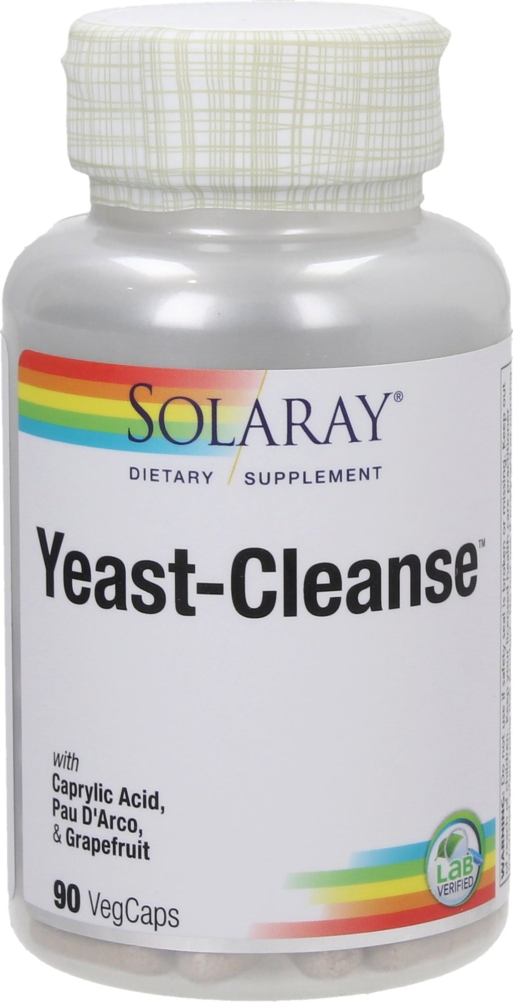 Pre-Order | Arrives in 5–10 Days – SOLARAY YEAST-CLEANSE,  90 VEG CAPS