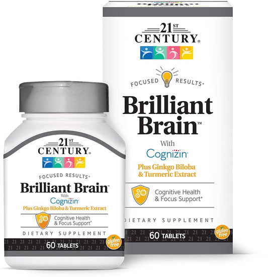 21ST CENTURY BRILLIANT BRAIN, 60 TABLETS