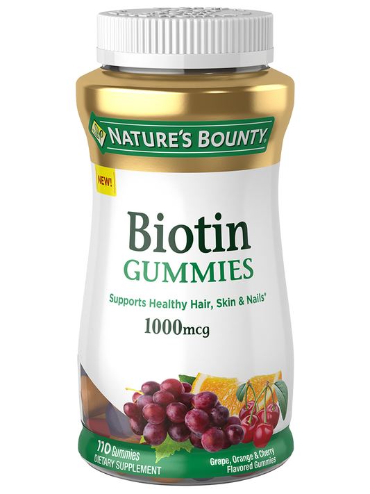NATURE’S BOUNTY BIOTIN GUMMIES 1000MCG