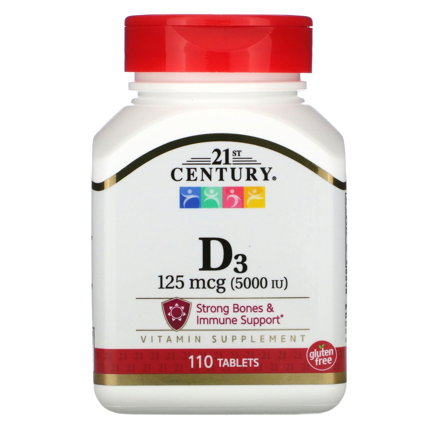 21ST CENTURY D3 125MCG