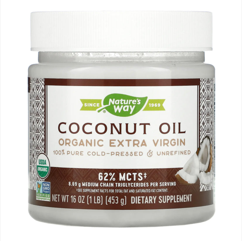 NATURE’S WAY COCONUT OIL ORGANIC EXTRA VIRGIN