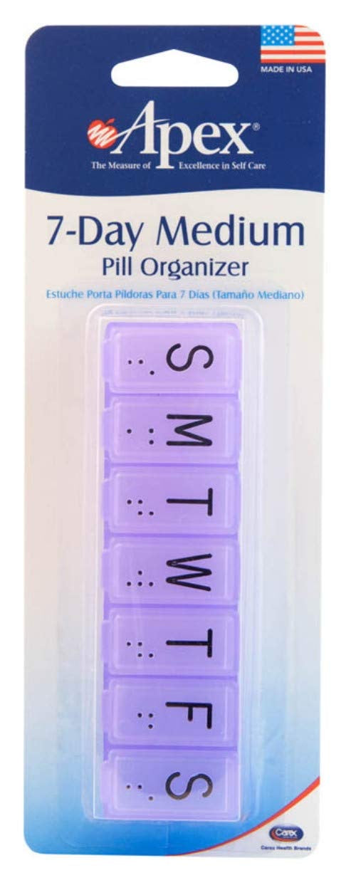APEX 7-DAY MEDIUM PILL ORGANIZER - E-Pharmacy Ghana