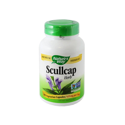 NATURE’S WAY SCULLCAP HERB, 100 VEG CAPSULES