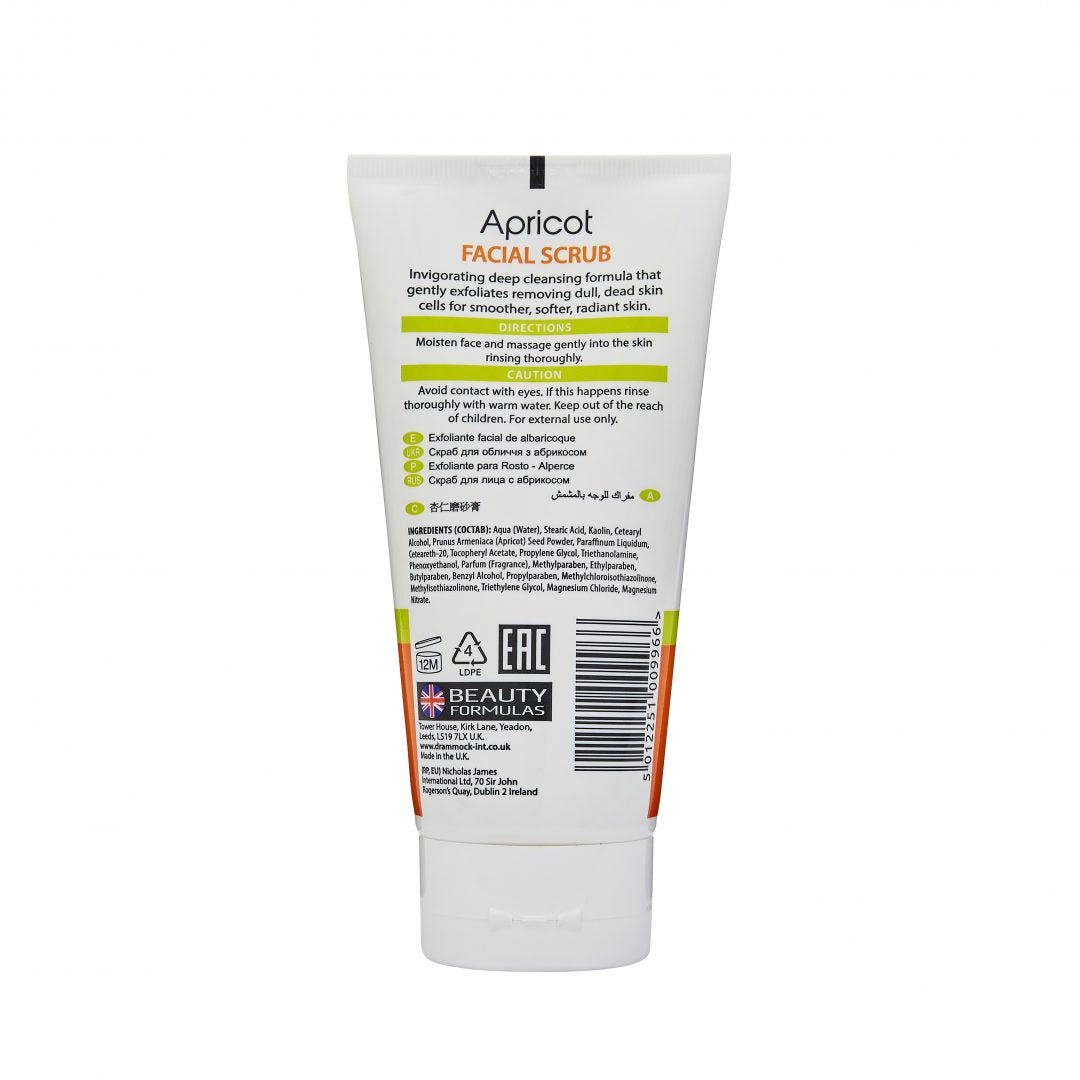 BEAUTY FORMULAS APRICOT FACIAL SCRUB