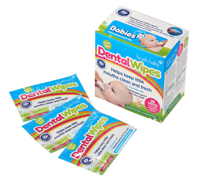BRUSH-BABY DENTAL WIPES