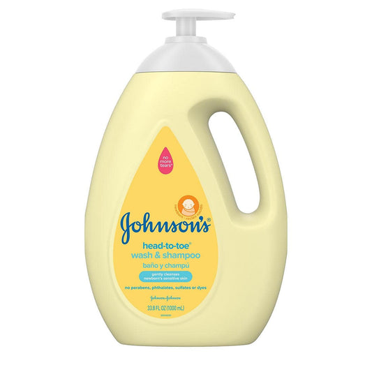 JOHNSON’S HEAD-TO-TOE WASH & SHAMPOO 1000ML