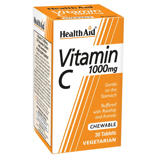 HEALTHAID VITAMIN C 1000MG, 30 TABLETS