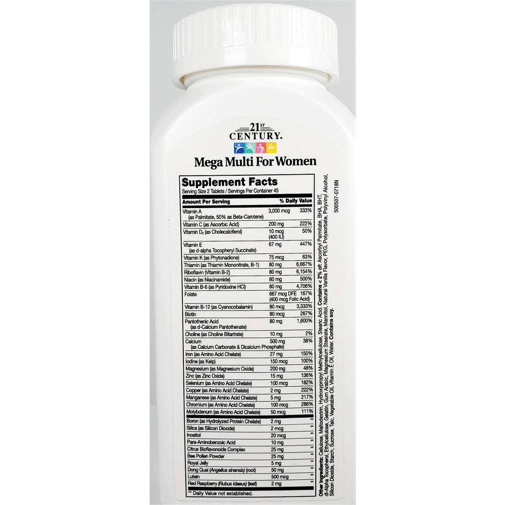 21ST CENTURY MEGA MULTI FOR WOMEN TABLETS