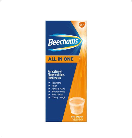 BEECHAMS ALL IN ONE 160ML - E-Pharmacy Ghana