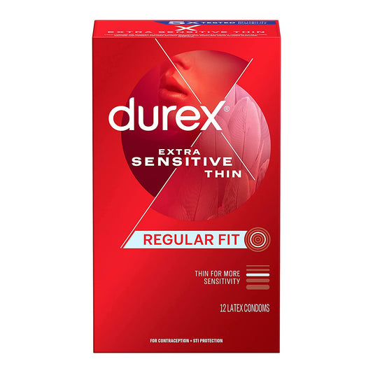 DUREX EXTRA SENSITIVE THIN, 12 CONDOMS