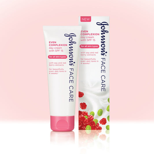 JOHNSON’S FACE CARE EVEN COMPLEXION DAY CREAM SPF 15