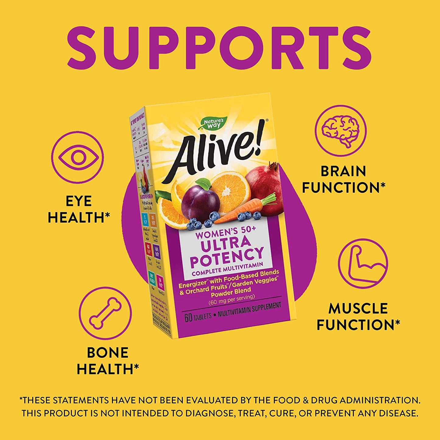NATURE’S WAY ALIVE WOMEN’S 50+ ULTRA POTENCY
