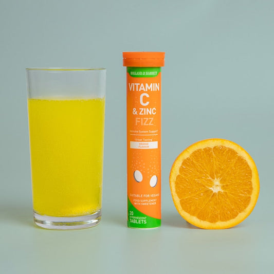 HOLLAND & BARRETT VITAMIN C & ZINC FIZZ