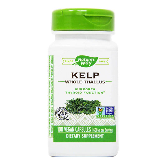 NATURE’S WAY KELP, 100 VEGAN CAPSULES