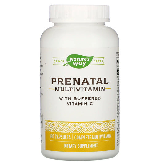 NATURE’S WAY PRENATAL MULTIVITAMIN, 180 CAPSULES