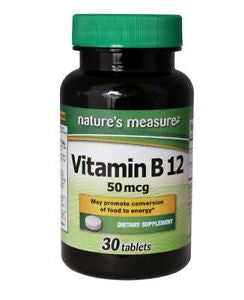 NATURE’S MEASURE VITAMIN B 12 50 MCG