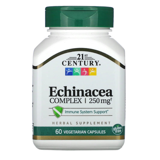 21ST CENTURY ECHINACEA COMPLEX 250 MG 60 CAPSULES