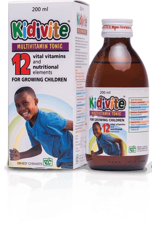 KIDIVITE MULTIVITAMIN TONIC 200ML - E-Pharmacy Ghana